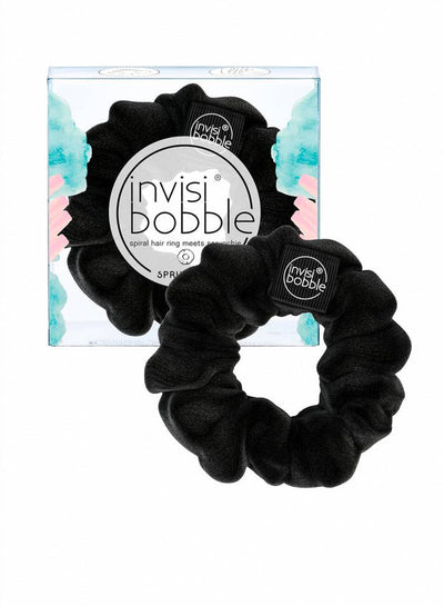 Black velvet invisibobble scrunchie